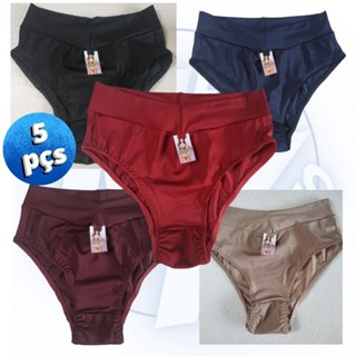 5 Calcinhas Plus Size Modeladora Cós Alto Duplo Lycra Reforçada