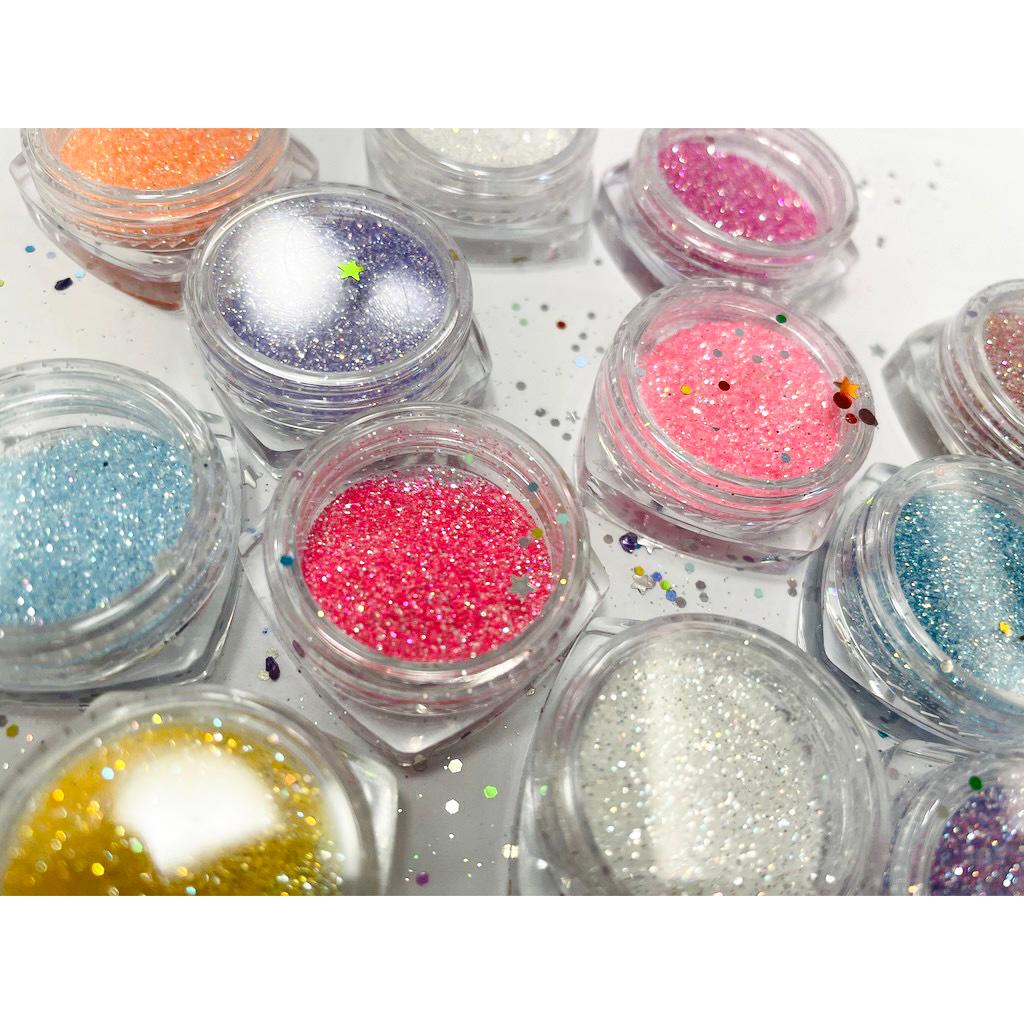 Glitter de açúcar para unha- Brilho Purpurina de Carnaval Festa Maquiagem