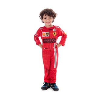 Fantasia Carros Piloto De Formula 1 Infantil Macacão Longo