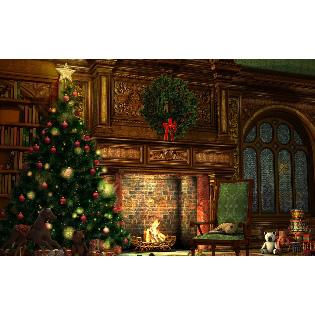 Painel Tecido Sublimado Natal 3x2