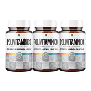 Kit 3x Polivitamínico 100% IDR 60 comps - Iridium Elements
