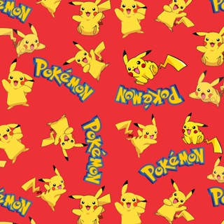 Tecido Microfibra Estampa Digital 50cmX1,50 - Pokemon Pikachu