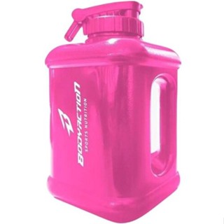 Galão Quadrado Bodyaction 1,6l Rosa/Pink