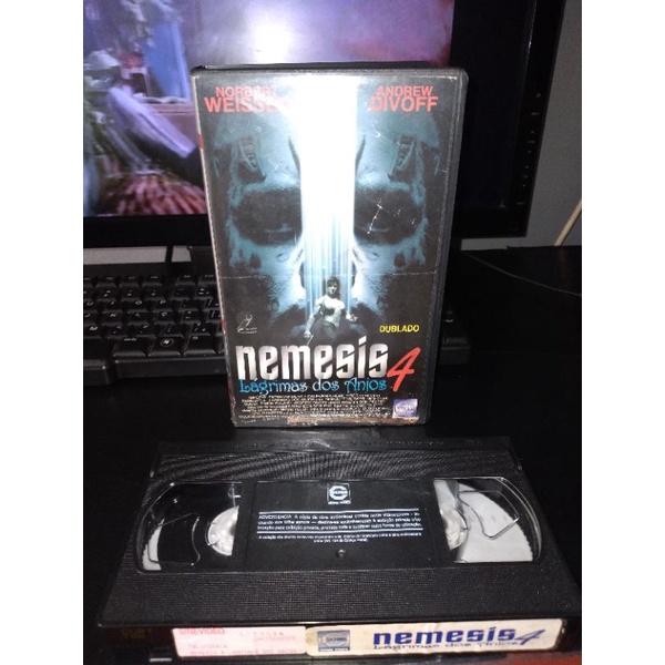 VHS Nemesis 4 Lágrima dos Anjos (Capa Dublada/ Fita Legendada) - Raro