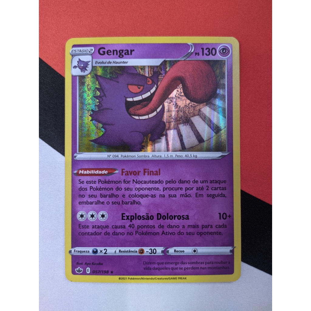 Gengar (057/198) Carta Avulsa - Pokémon TCG