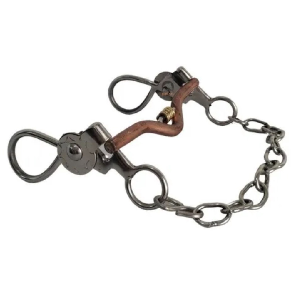 Freio Para Cavalo Mangalarga Marchador Bocal De Bronze