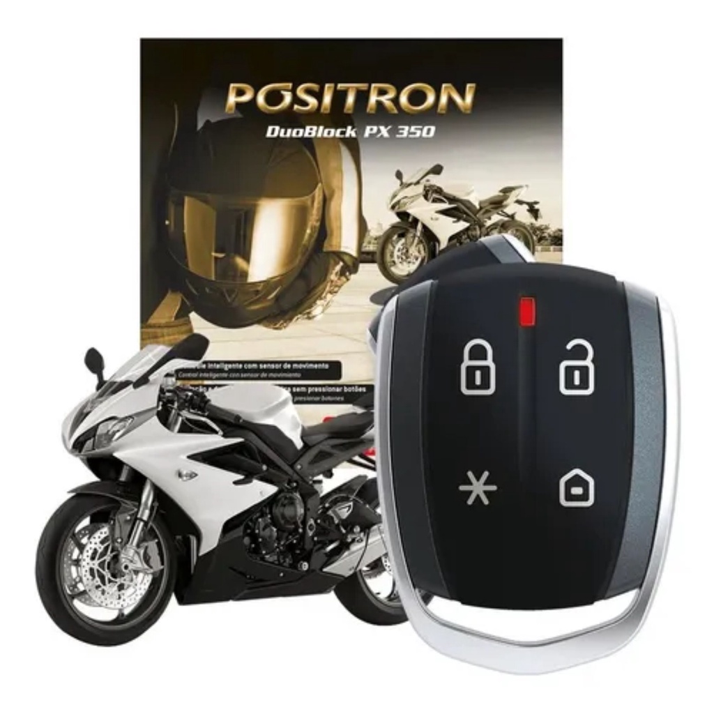 Alarme Moto Com Presença Universal Pósitron Duoblock Px 350 - Spare Parts and Accessories for Vehicles