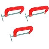 Kit 3 Grampos Sargento 2 Polegadas (52mm) Tipo C Em Ferro em Oferta na Shopee