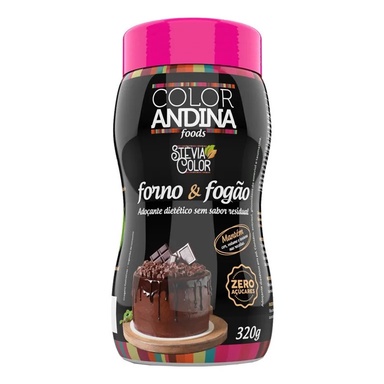 Adoçante Culinário Stevia Color Forno e Fogão 320g Color Andina