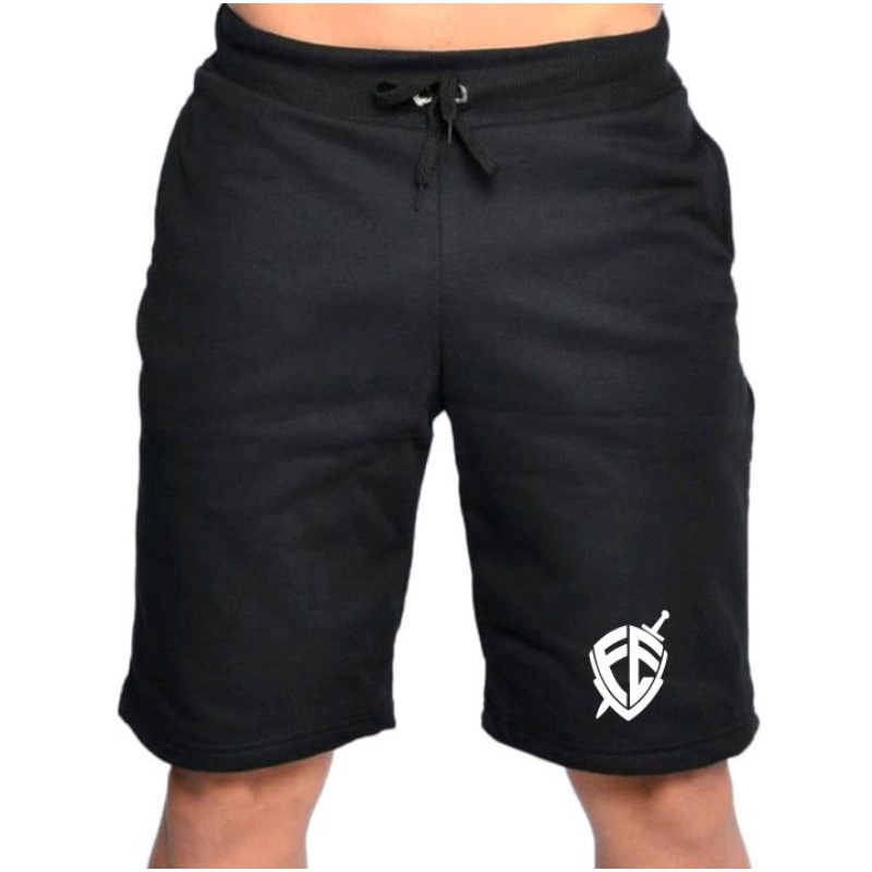 Short PLUS SIZE Masculino Bermuda Moleton  Caminhada Academia