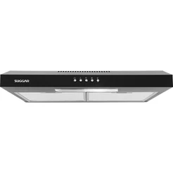 Depurador E Exaustor De Ar Suggar Slim 60cm 3 Velocidades Preto