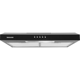 Depurador E Exaustor De Ar Suggar Slim 60cm 3 Velocidades Preto em Oferta na Shopee
