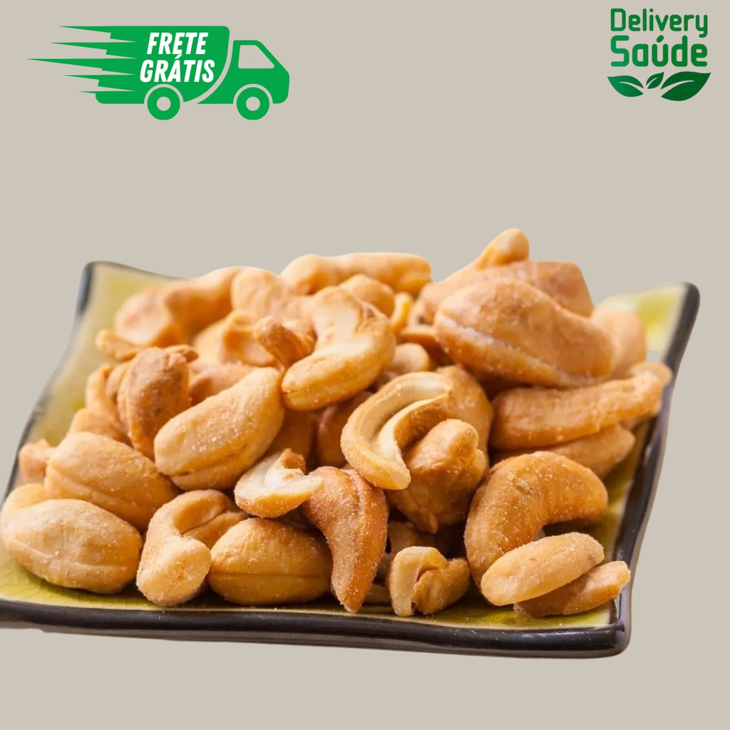 Castanha de Caju Inteira Da Melhor Qualidade - 500g (Com ou Sem Sal) em Oferta na Shopee
