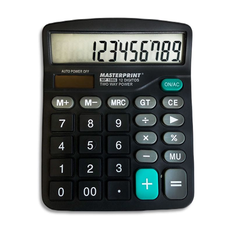 Calculadora Masterprint 12 Digitos Alta Qualidade | Shopee Brasil