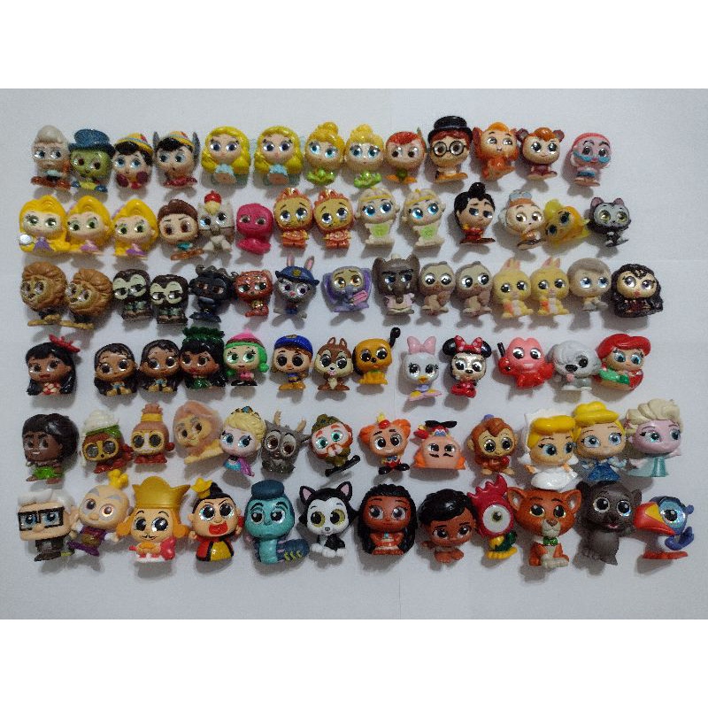 Miniaturas brinquedos mini figuras personagens Disney Doorables princesas Moana Zootopia
