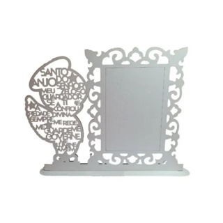 20 Porta Retrato para foto 10x15 Anjo Batizado crisma catecismo Lembrancinha em mdf branco. em Oferta na Shopee