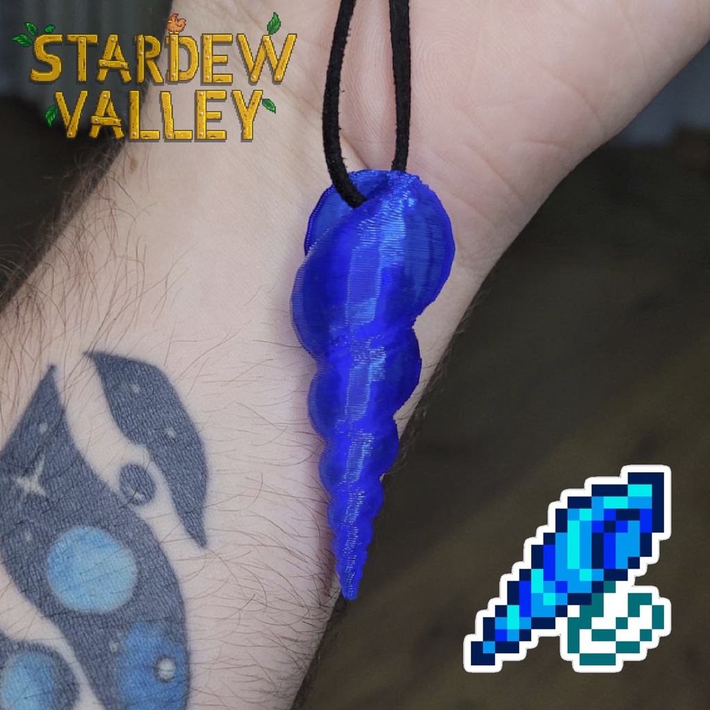 Colar Pingente de Sereia Stardew Valley