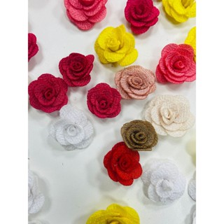 Aplique Flor de Malha - 6un