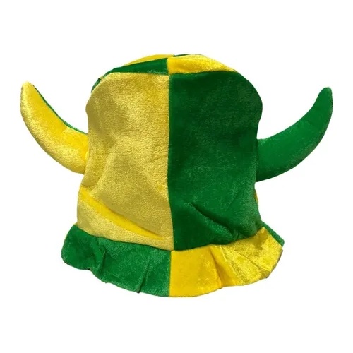 Chapéu Cartola Com Chifre Brasil Copa Do Mundo