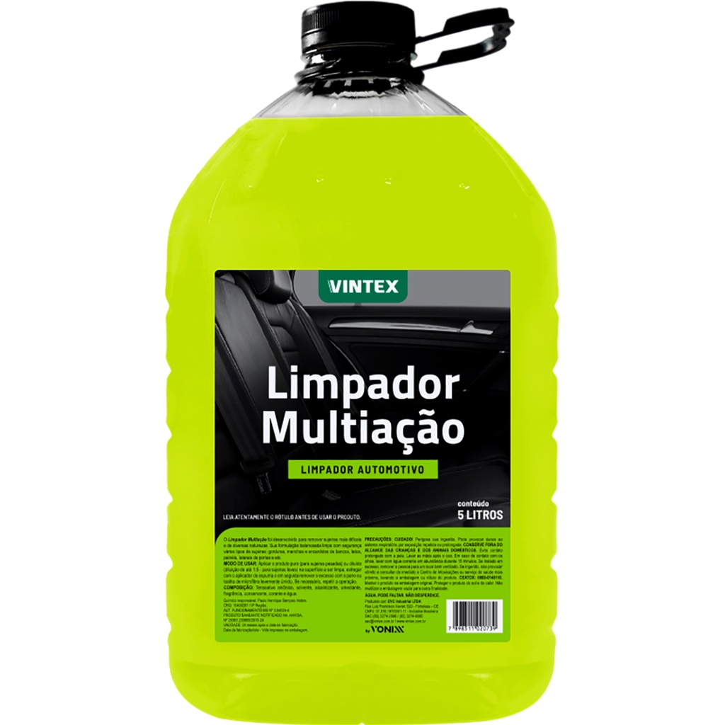 Apc Automotivo Limpador Multiação Limpeza Interna 5L Vonixx em Oferta na Shopee