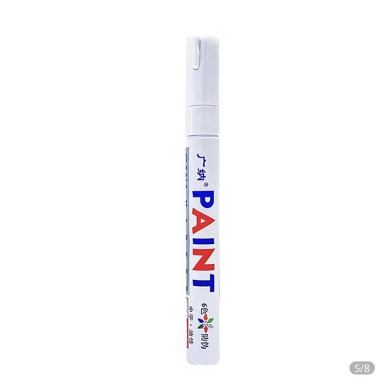 Caneta Branca Paint original tira risco pintura automotiva carro moto pinta boost sola do tenis, móveis