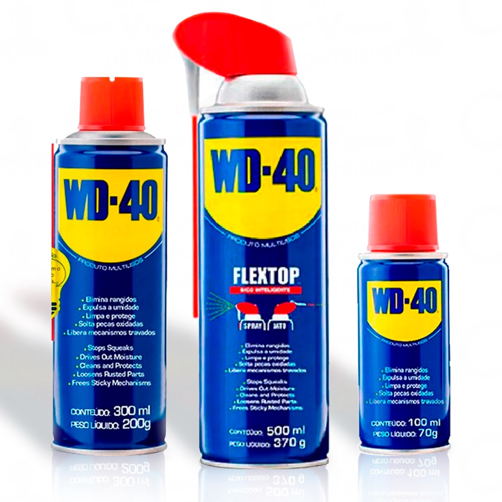 WD 40 FlexTop Desengipante Óleo Lubrificante Multiuso Spray