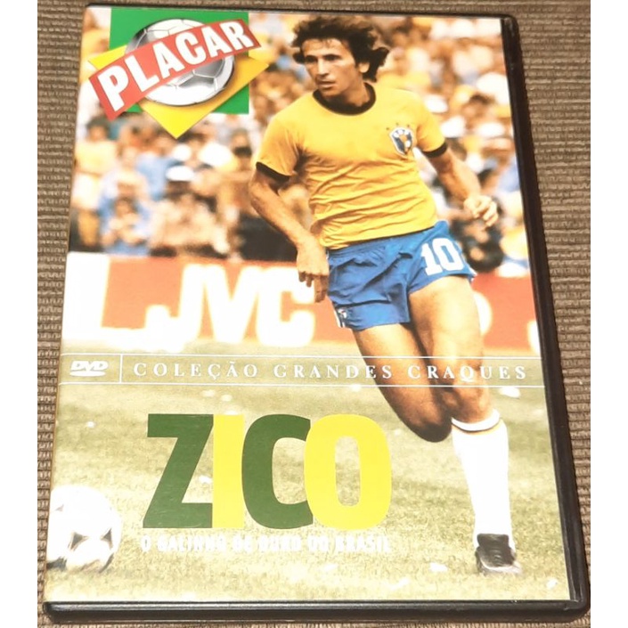 dvd Coleção grandes craques Zico original 707