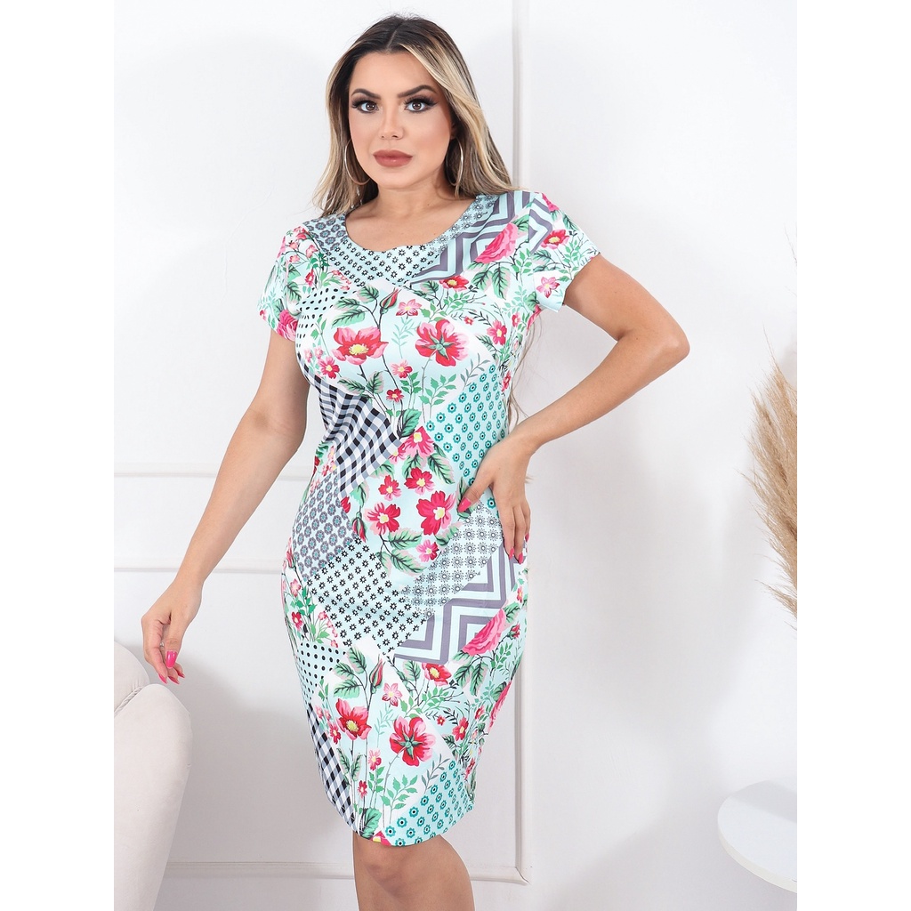 Vestido Estampado Florido (AFL587)