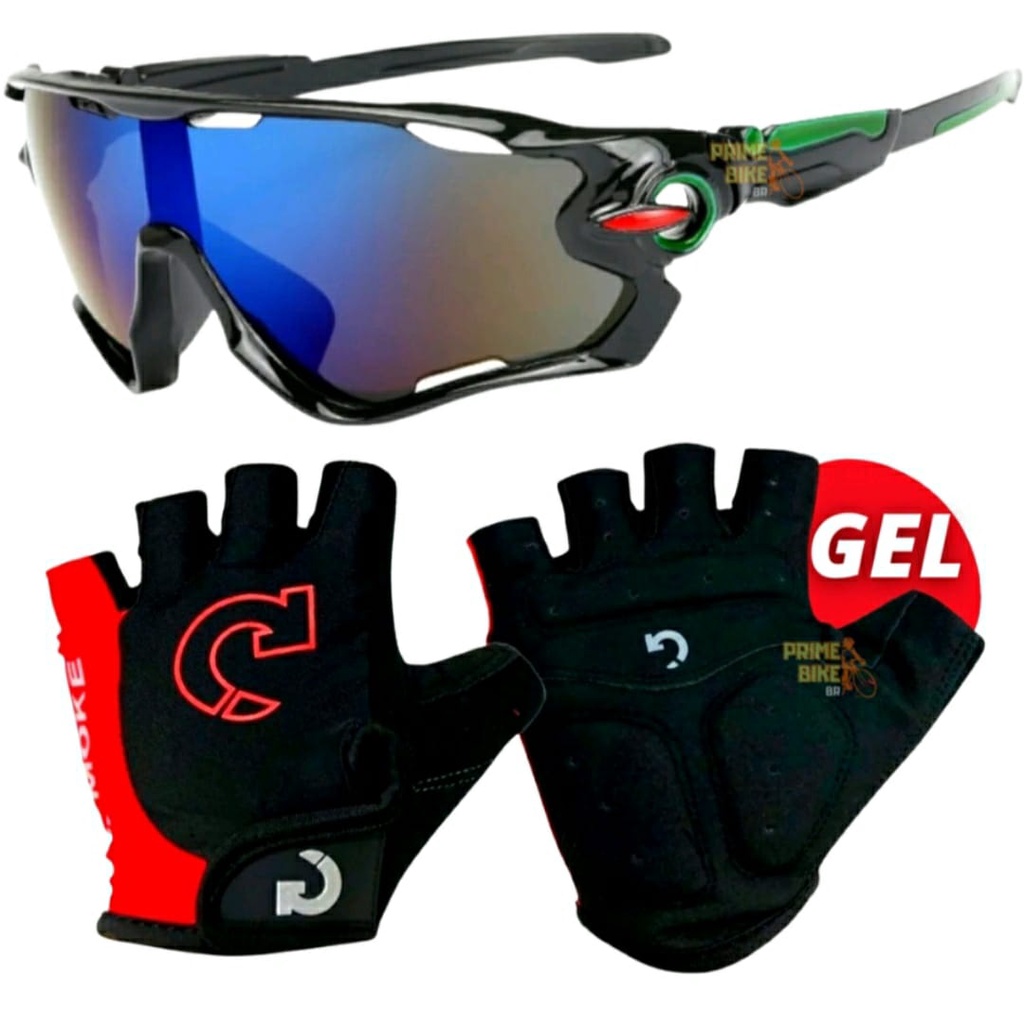 Lunettes De Cycliste Aérodynamiques Bleues On Bike - Pour VTT Et Course