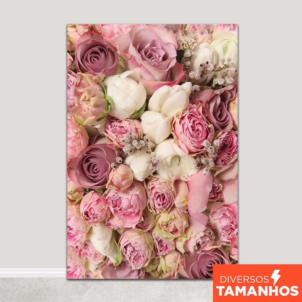 Fundo Fotográfico Parede de Rosas Em Tecido FFA-90 em Oferta na Shopee