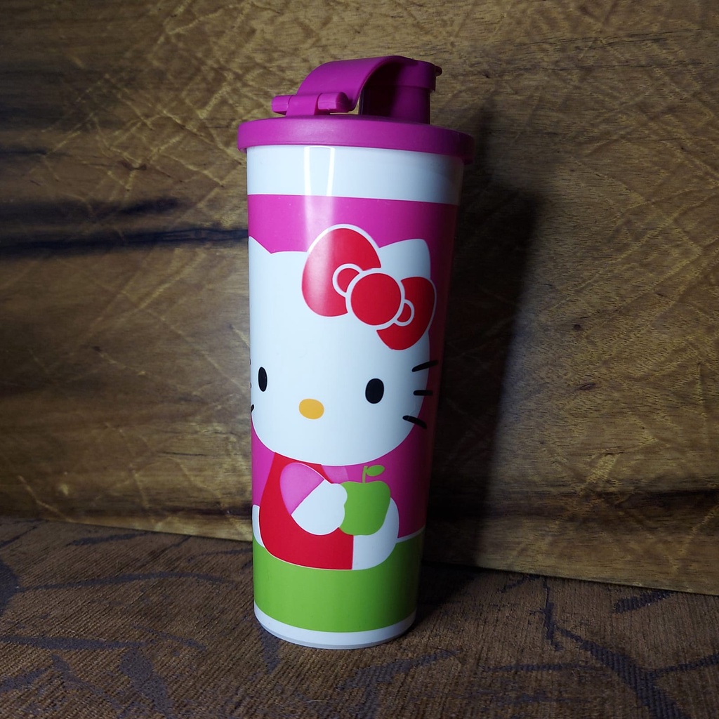 Garrafa tupperware Hello Kitty 470 ml fofo kawaii sanrio Shopee