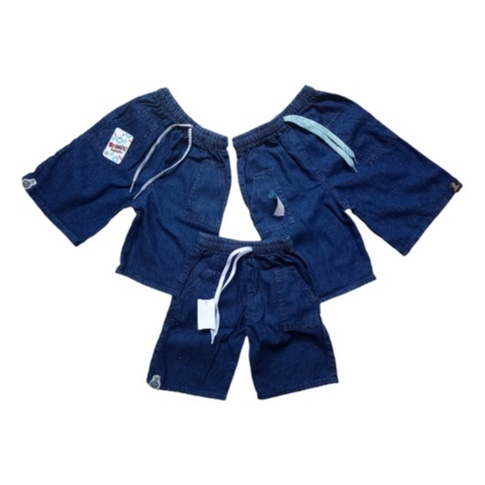 Kit 3 Bermuda Jeans 2-4-6 ANOS Shorts