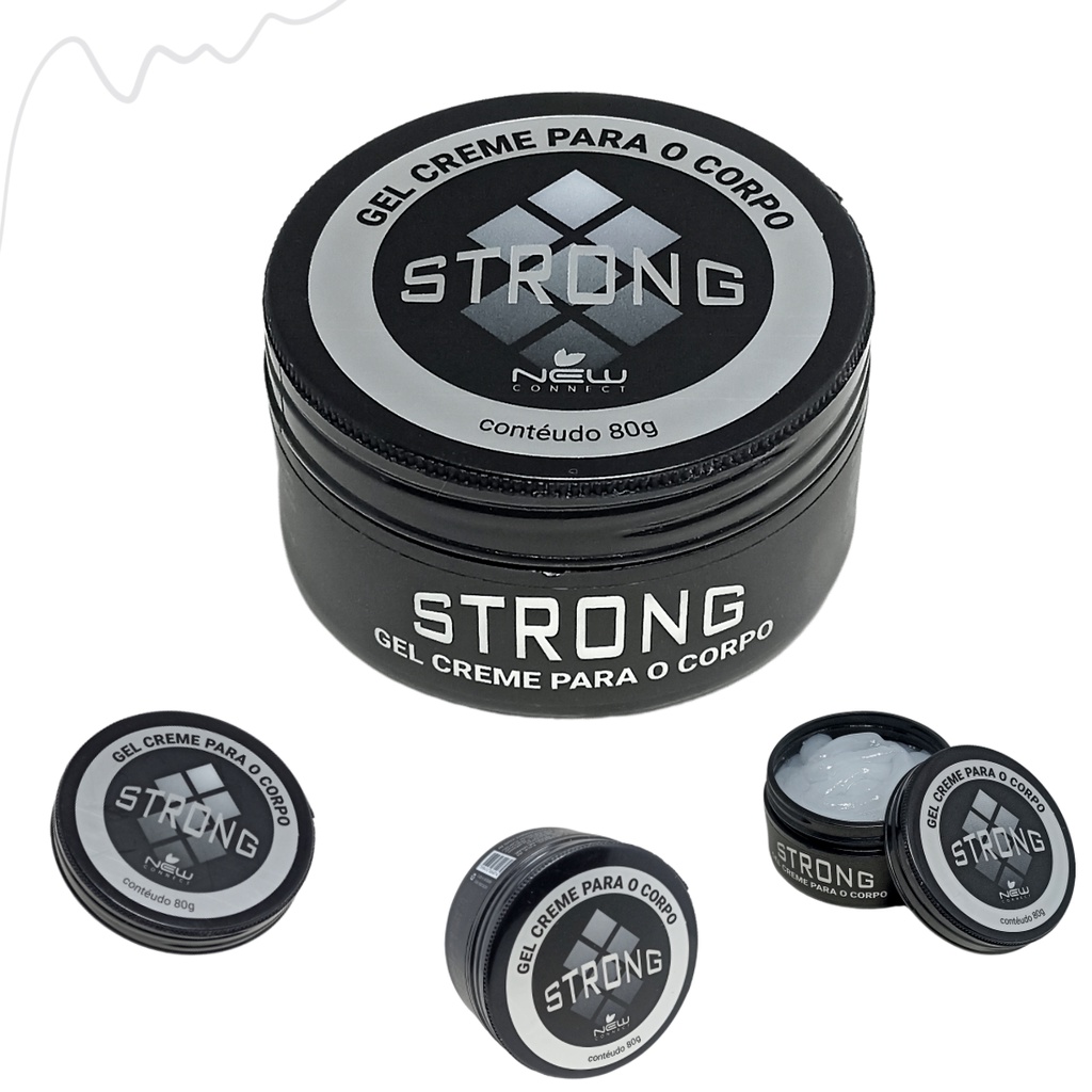 Gel Creme Strong Original Para Dor Articular Muscular Torções e Pancadas com Canfora E Mentol