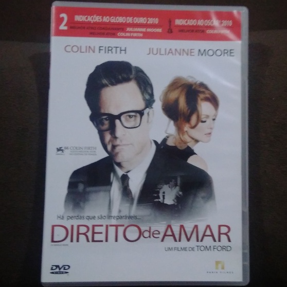 Direito de Amar, A Single Man, DVD Nacional, Colin Firth, Julianne Moore, Tom Ford