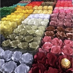 40~120 Forminhas Flor Para Doces Finos Para Casamentos Modelo Style (CHOCO)