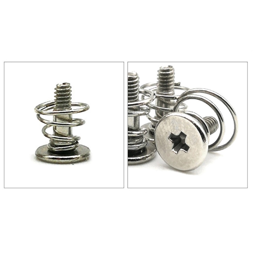 🔧 Kit com 4 Parafusos com Mola M2 para Placa de Vídeo GPU VGA Prata - Compatível Nvidia AMD - Novo e Pronto para Envio!🔧 em Oferta na Shopee