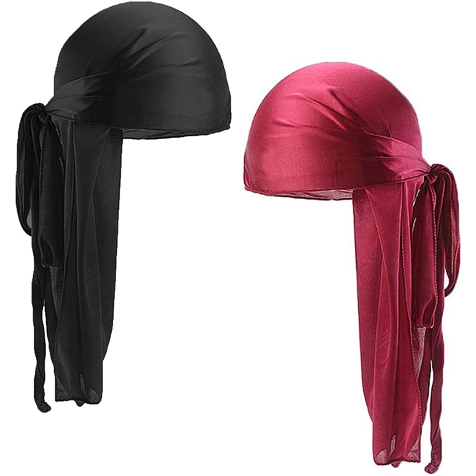 DURAG DE SILKY REFORÇADA WAVES DUREG ONDAS BANDANA AFRO Escorrega o Preço