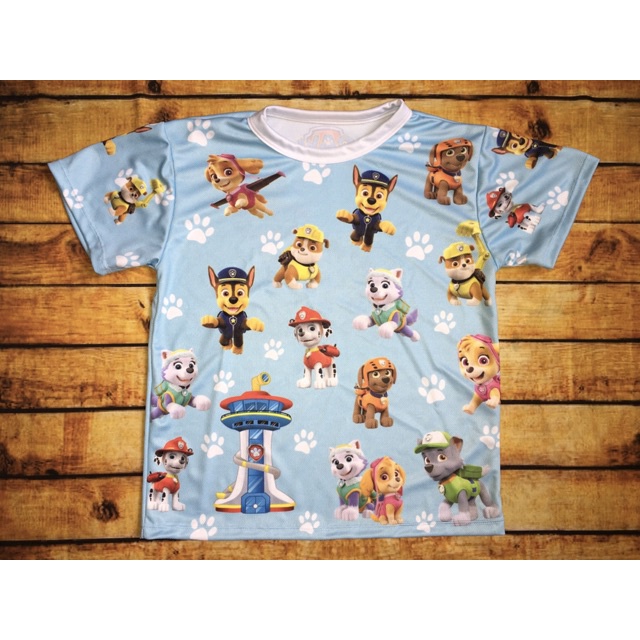 Camisa infantil Turma da Patrulha Canina
