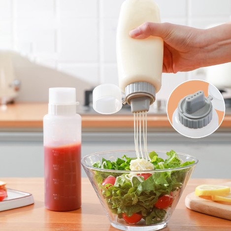 Garrafa De Molho 5 Furos Com Tampa 175ml/350ml Cozinha Temperos em Oferta na Shopee