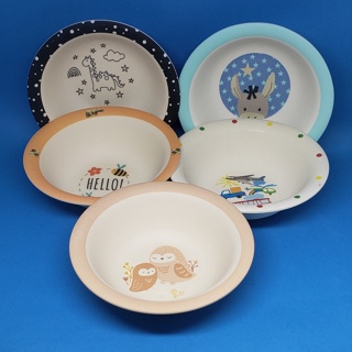 Tigela Bowl Infantil Fibra de  Bambu 15cm - Ecologicamente Correto - Não Tóxico em Oferta na Shopee