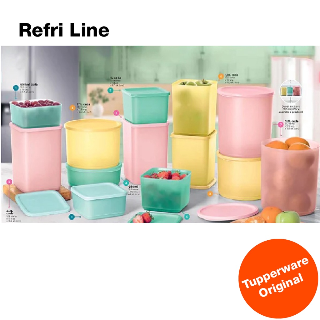Tupperware Refri Line Aquarela Floral Original | Shopee Brasil