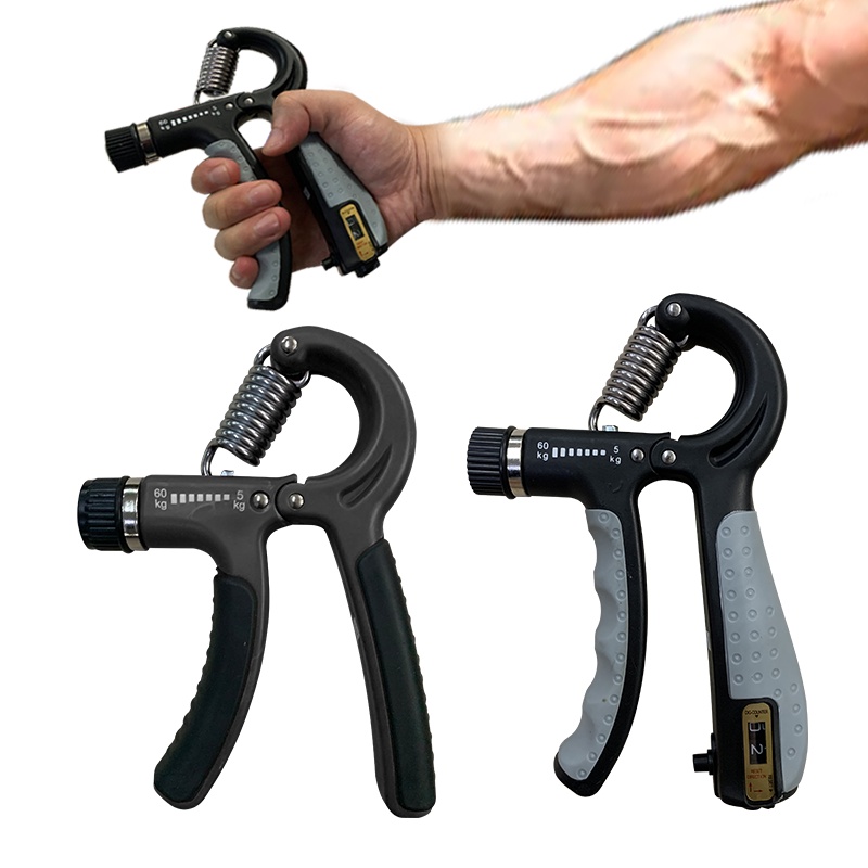 Aderência de mão Hand grip 5-60KG Exercite a força do antebraço e dos dedos