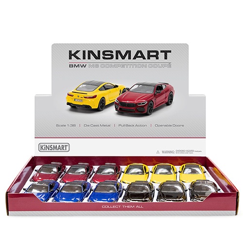 Miniatura Carro em Metal Bmw M8 Competition Coupe Abre Portas