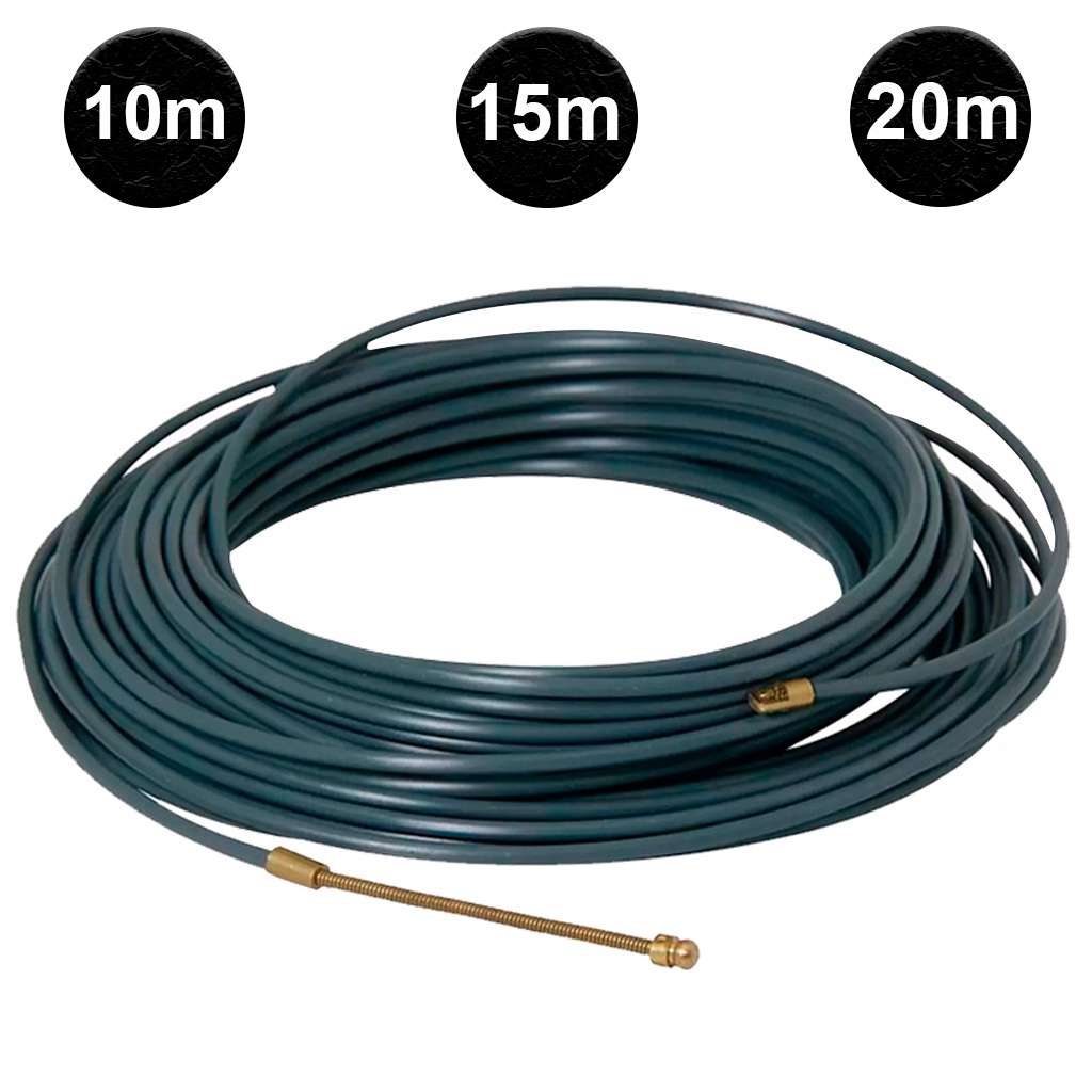 Passa Cabos Fios Na Parede Guia Alma De Aço Anti Choque Prático Profissional Obra Reforma Construção em Oferta na Shopee