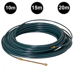 Passa Cabos Fios Na Parede Guia Alma De Aço Anti Choque Prático Profissional Obra Reforma Construção