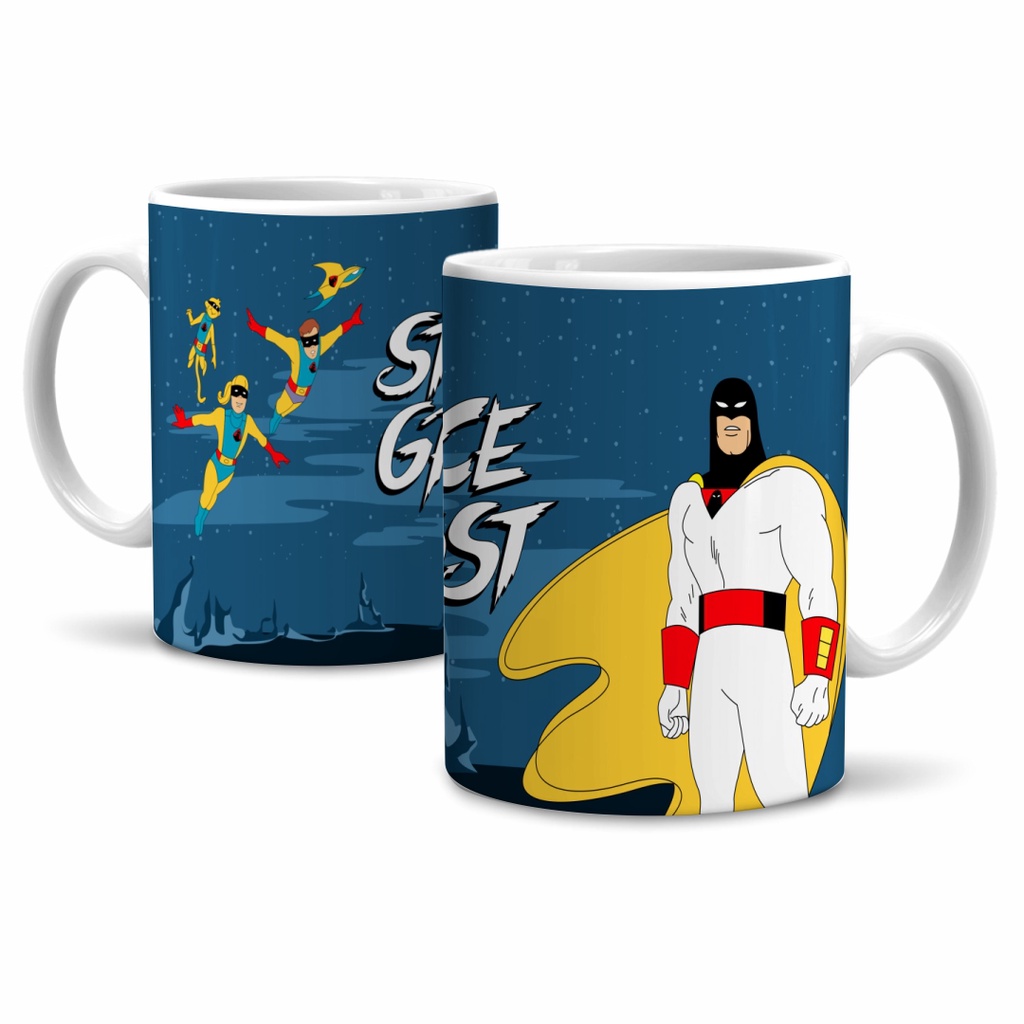 Caneca Space Ghost em Cerâmica 325ml