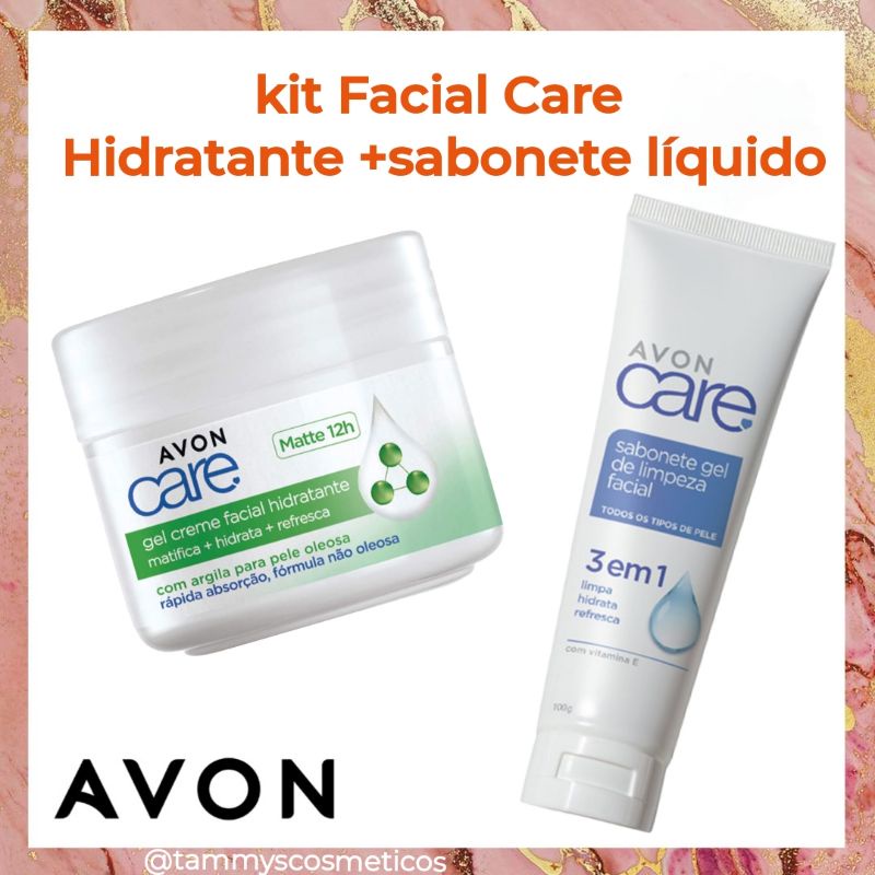 Sabonete Gel de Limpeza Facial 3 em 1 Avon Care 100g