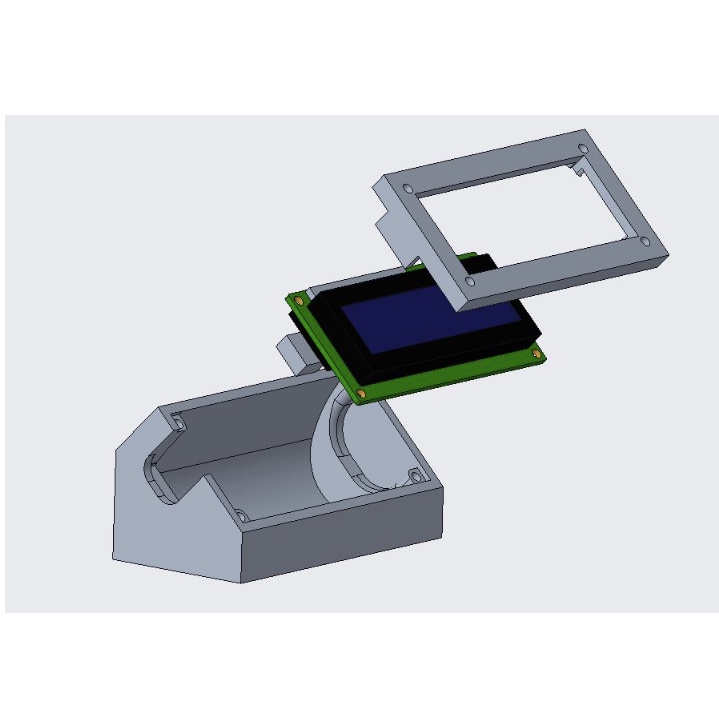 Case para Display 1602 Inclinação 45º em Oferta na Shopee