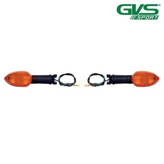 Par de Pisca Seta Xtz 250 Lander Moto Laranja Modelo Original GVS 2 Unidades