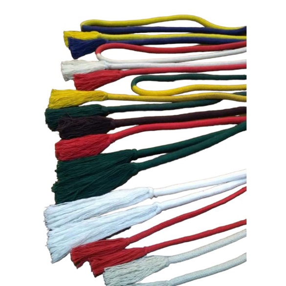 Corda tingida 100% algodão /Bicolor/Nó de rosa de pular